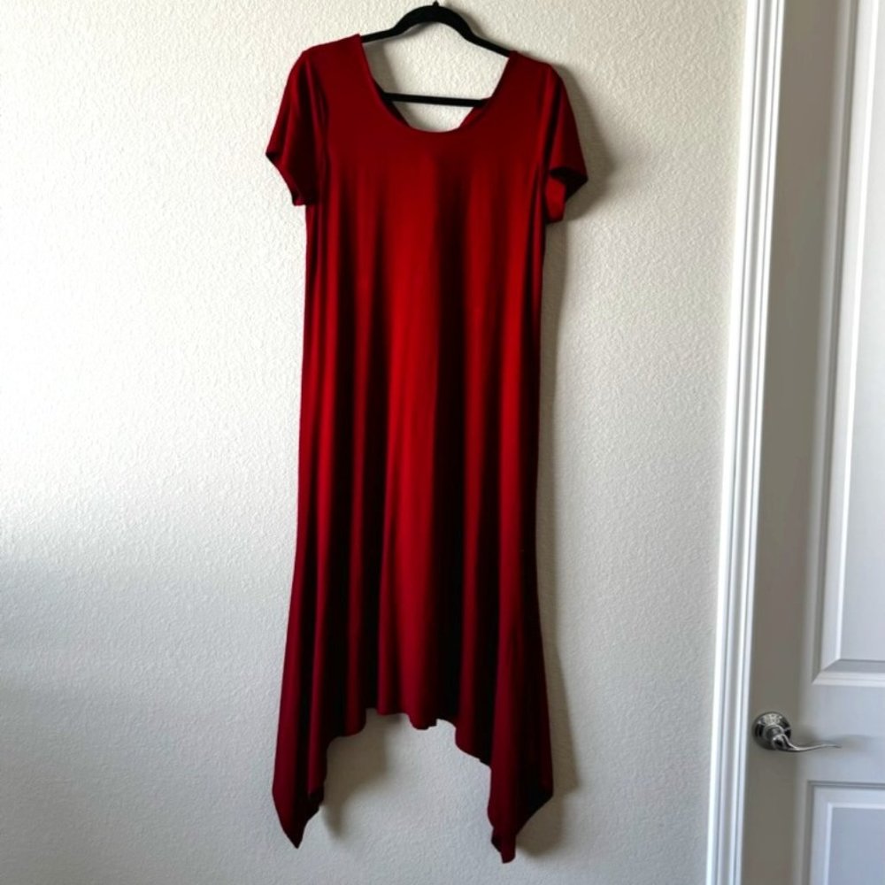 Chico's Red NWT Midi Dress Size 1